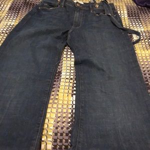 Frame Denim Suspender Jeans